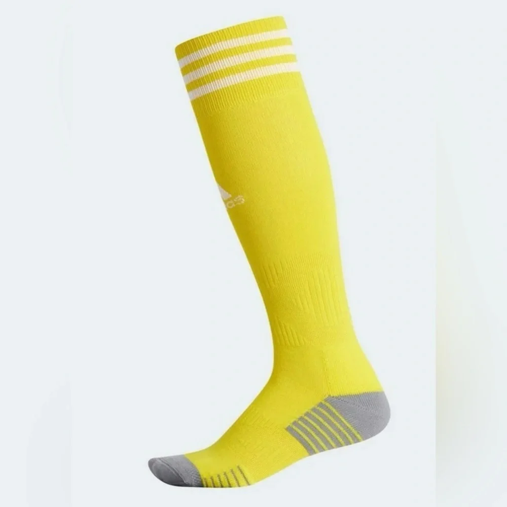 Adidas Men's Bright Yellow Athletic Socks